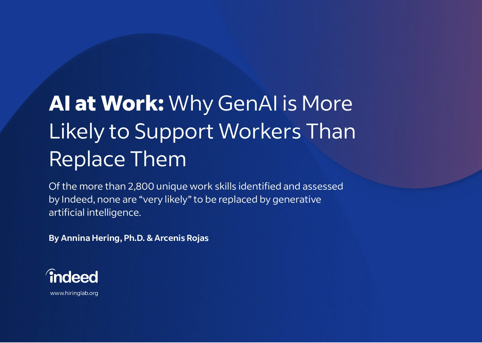 AI at Work: Why GenAI is More Likely to Support Workers Than Replace Them